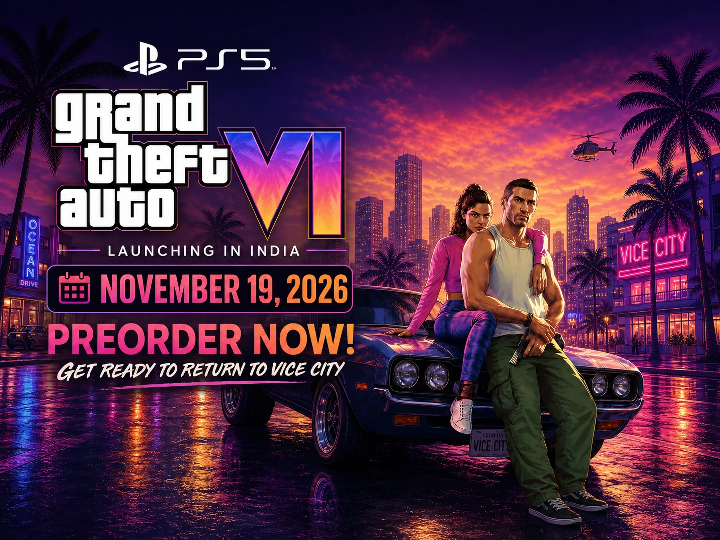 Grand Theft Auto VI (GTA 6) India Pre-order